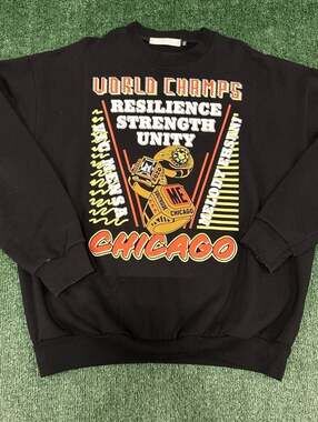 Melody Ehsani x Vic Mensa World Champs Chicago Resilience Strength Unity Sweatsh